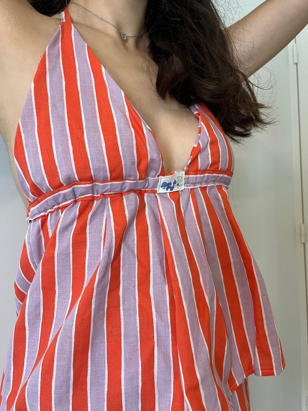 Georgette Top - Rayé